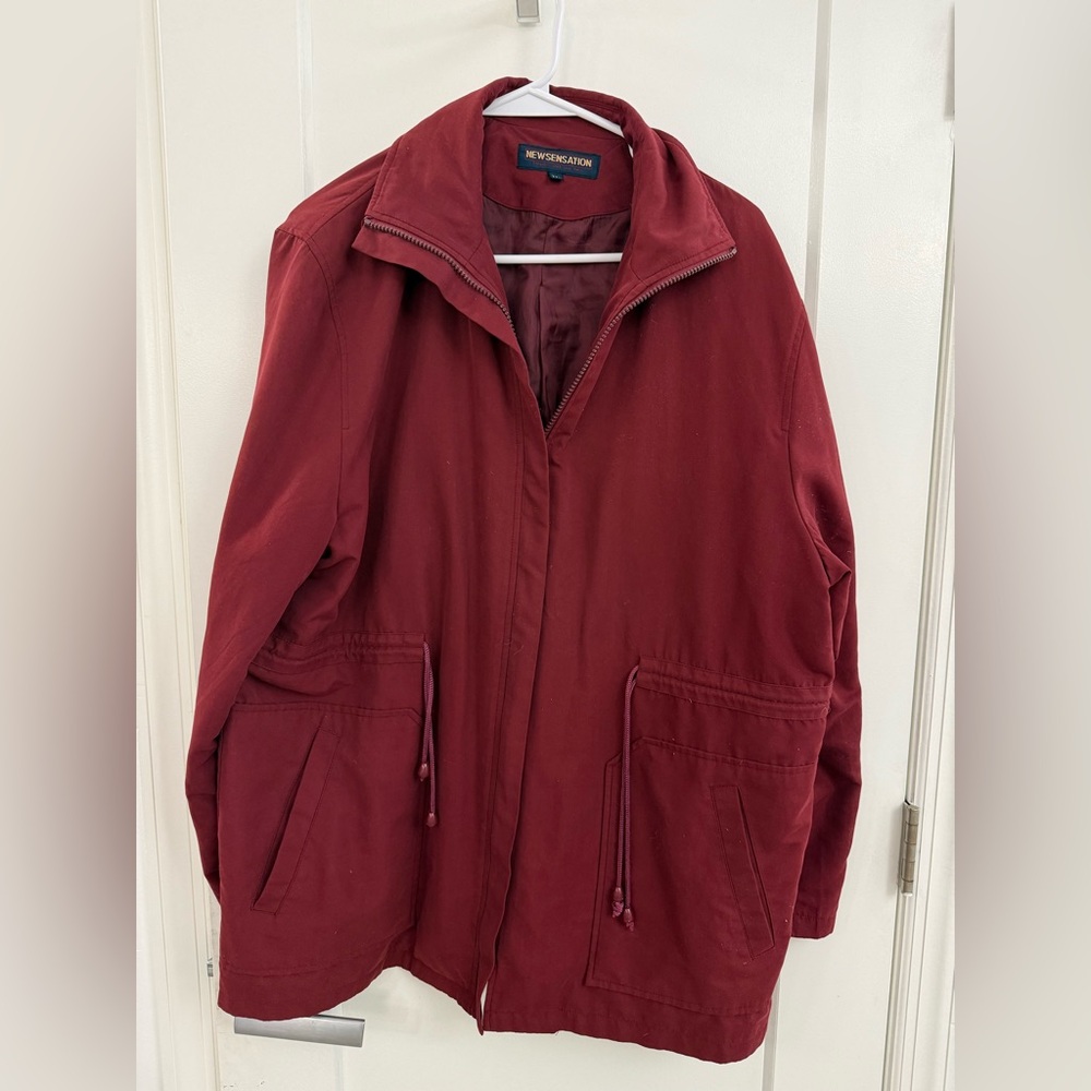Men’s Red Rain Jacket